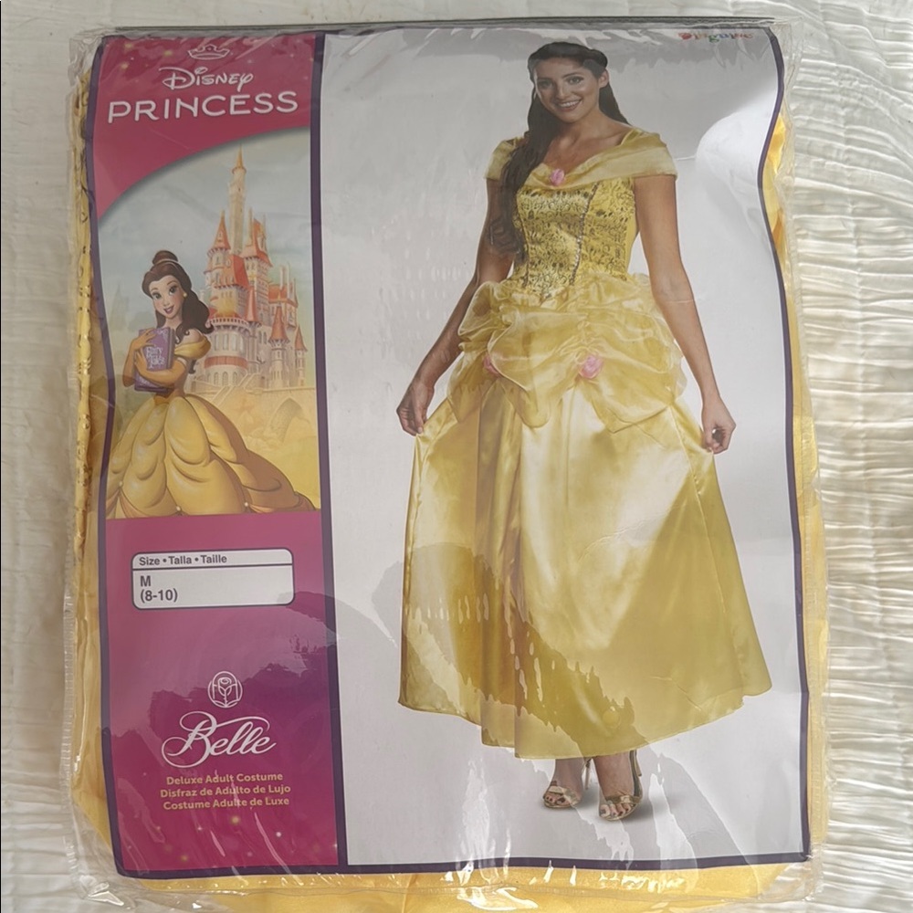 Disney Yellow Tiered Off-the-Shoulder Gown - Belle costume